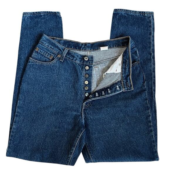 Levi’s VTG 70s Women’s Sz 26 High Rise Tapered Jeans USA Made Stonewash Denim - Picture 6 of 15